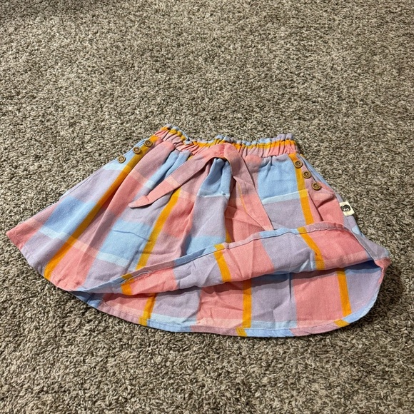 Folklore Las Ninas Girls Plaid Tartans Skirt Size 7 - Picture 2 of 7